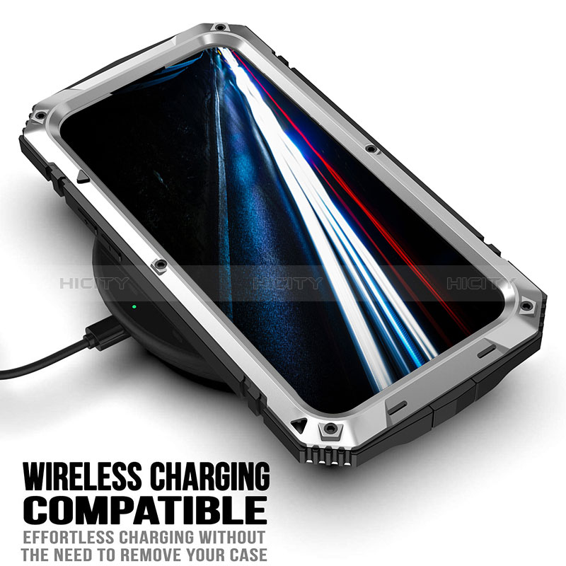 Coque Luxe Aluminum Metal Housse Etui 360 Degres RJ1 pour Apple iPhone 14 Pro Plus