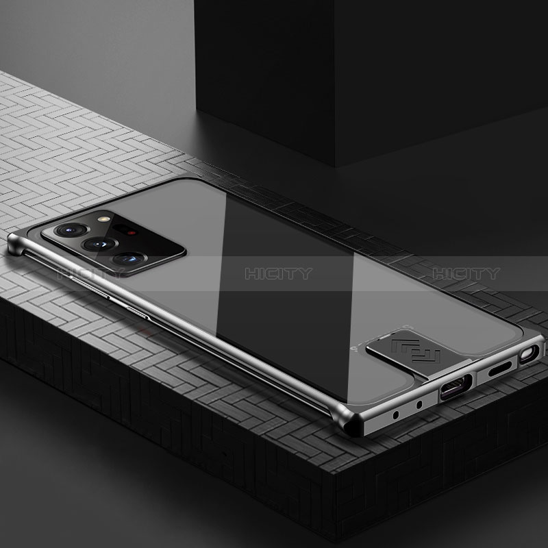 Coque Luxe Aluminum Metal Housse Etui LK1 pour Samsung Galaxy Note 20 Ultra 5G Noir Plus