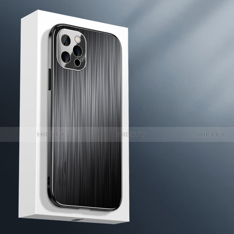 Coque Luxe Aluminum Metal Housse Etui M01 pour Apple iPhone 14 Pro Plus