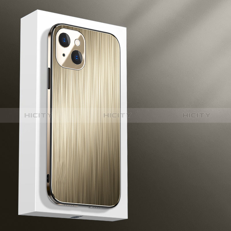 Coque Luxe Aluminum Metal Housse Etui M01 pour Apple iPhone 15 Plus