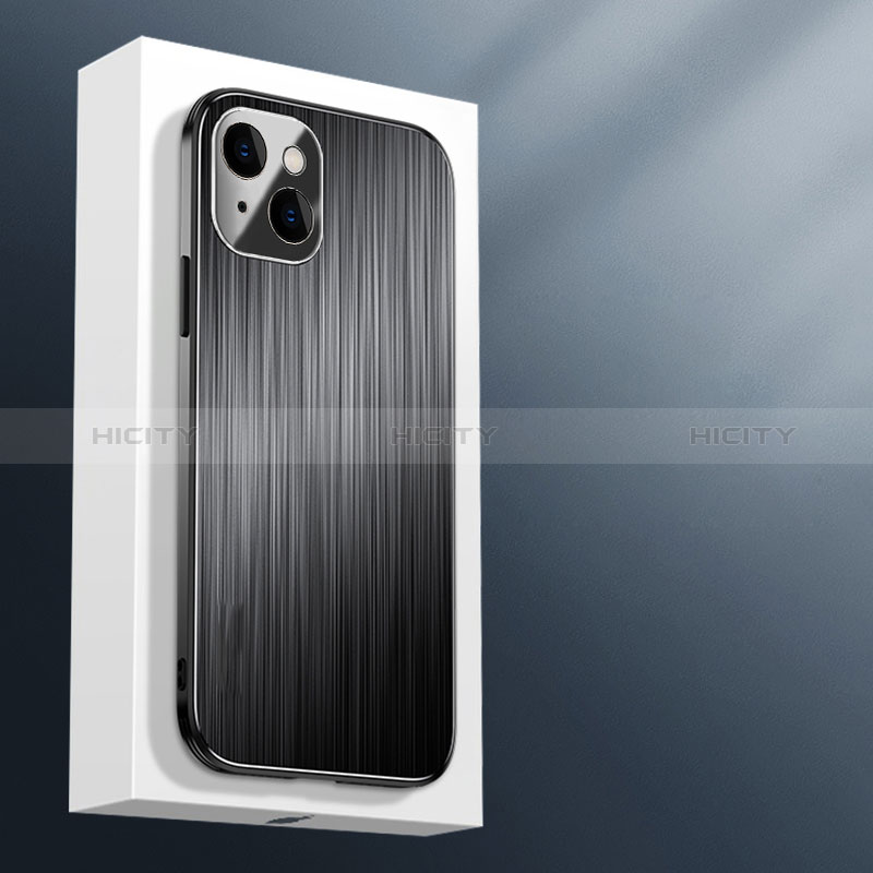 Coque Luxe Aluminum Metal Housse Etui M01 pour Apple iPhone 15 Plus