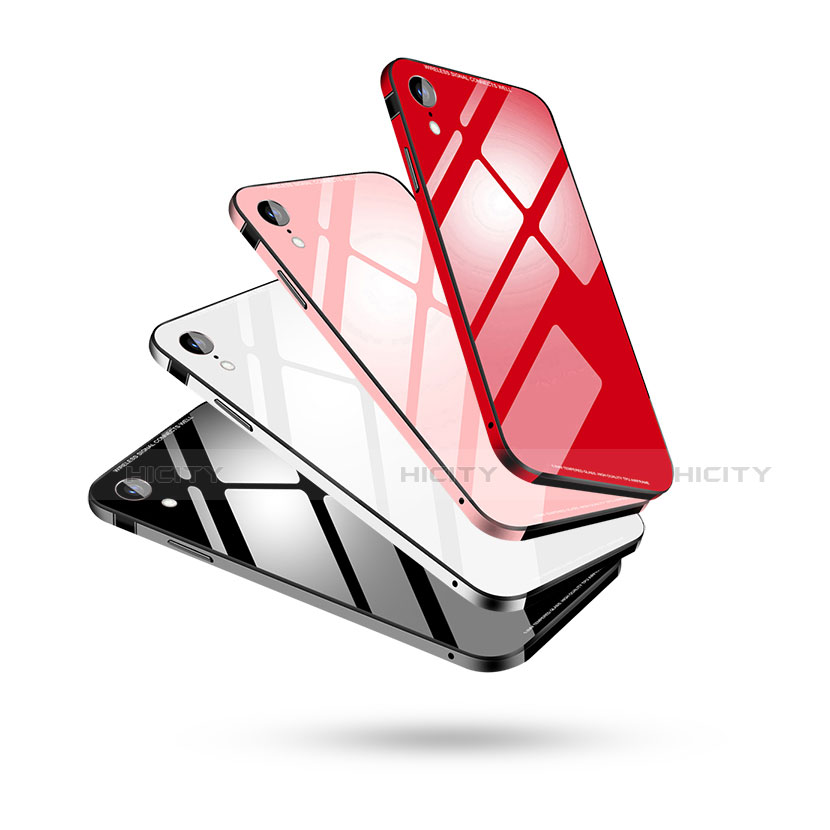 Coque Luxe Aluminum Metal Housse Etui M01 pour Apple iPhone XR Plus