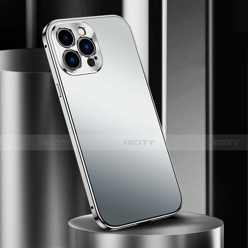 Coque Luxe Aluminum Metal Housse Etui M03 pour Apple iPhone 13 Pro Plus