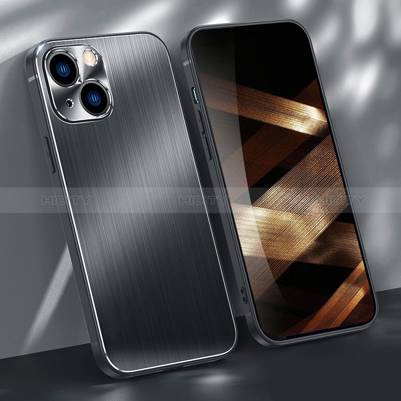 Coque Luxe Aluminum Metal Housse Etui M03 pour Apple iPhone 15 Plus
