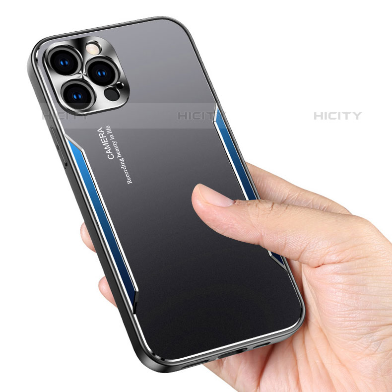 Coque Luxe Aluminum Metal Housse Etui M05 pour Apple iPhone 15 Pro Plus