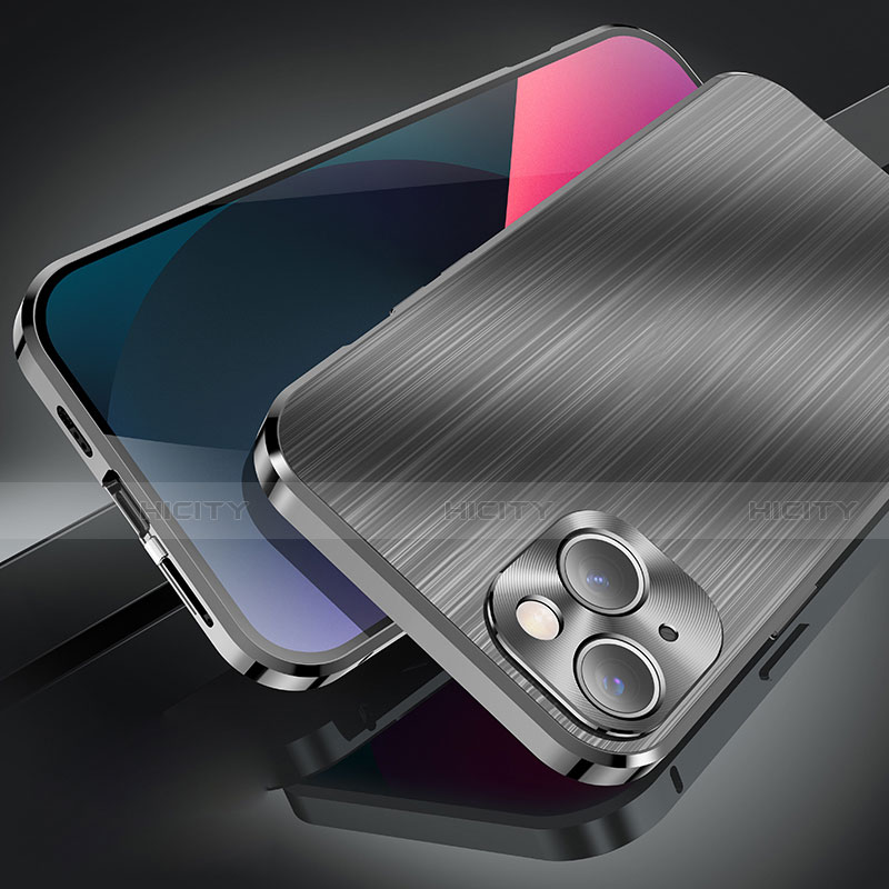 Coque Luxe Aluminum Metal Housse Etui M06 pour Apple iPhone 13 Mini Plus