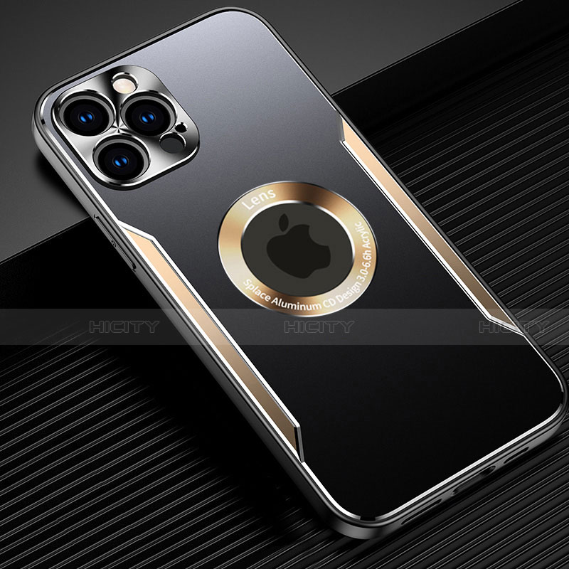 Coque Luxe Aluminum Metal Housse Etui M07 pour Apple iPhone 13 Pro Plus