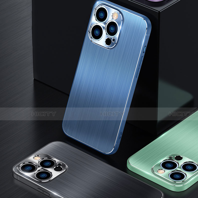 Coque Luxe Aluminum Metal Housse Etui M04 pour Apple iPhone 13 Pro Max Vert