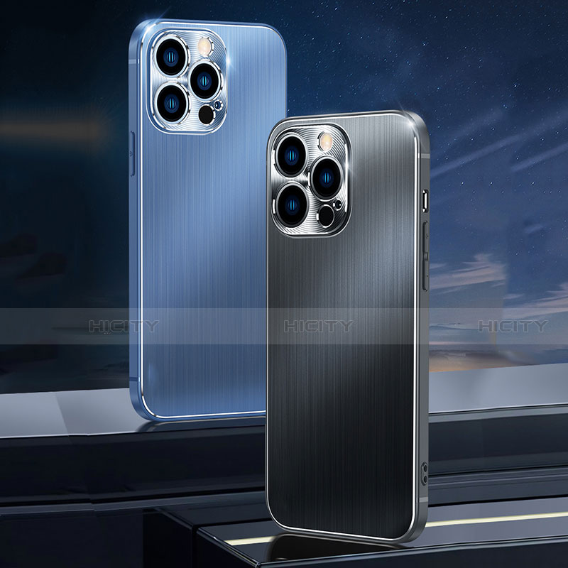 Coque Luxe Aluminum Metal Housse Etui M09 pour Apple iPhone 13 Pro Max Plus