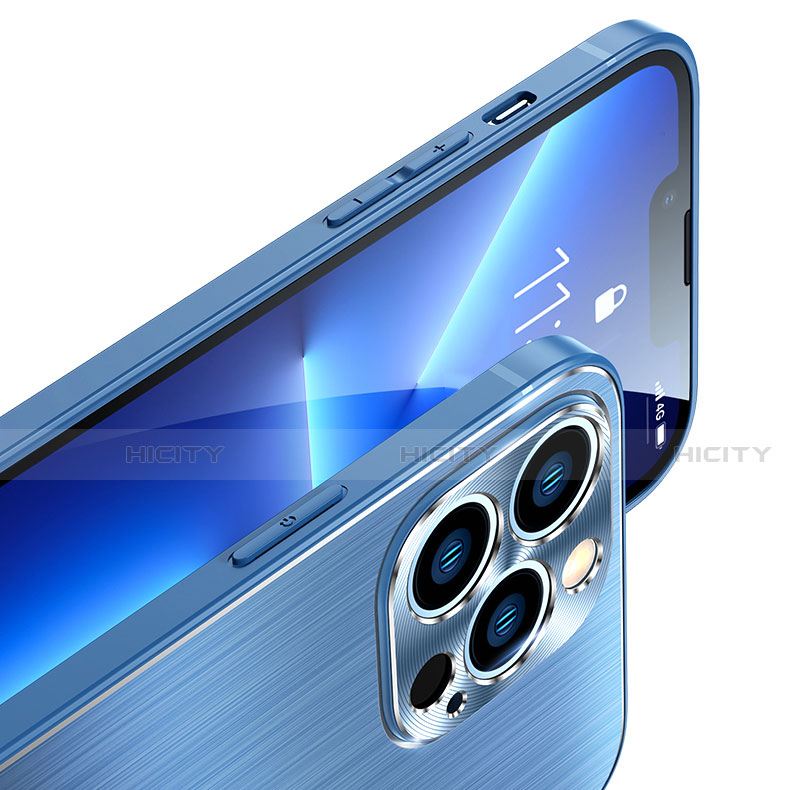 Coque Luxe Aluminum Metal Housse Etui M09 pour Apple iPhone 14 Plus Plus