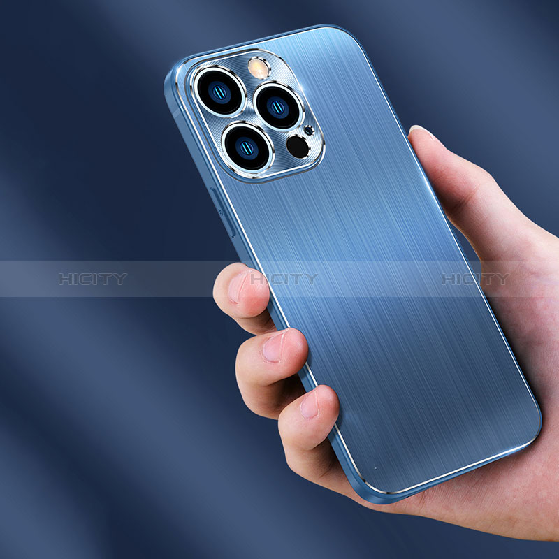 Coque Luxe Aluminum Metal Housse Etui M09 pour Apple iPhone 14 Pro Max Plus