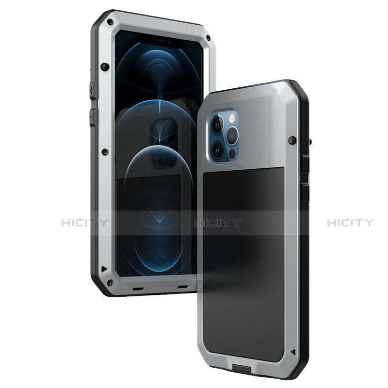 Coque Luxe Aluminum Metal Housse Etui N01 pour Apple iPhone 12 Pro Max Plus