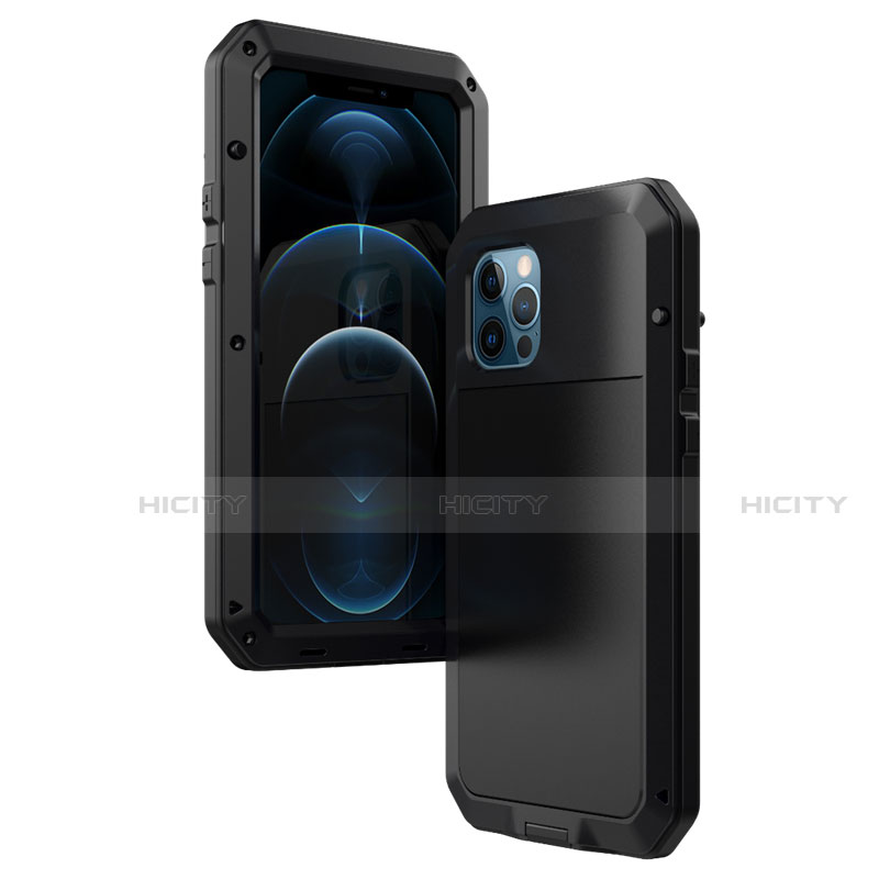 Coque Luxe Aluminum Metal Housse Etui N01 pour Apple iPhone 12 Pro Max Plus