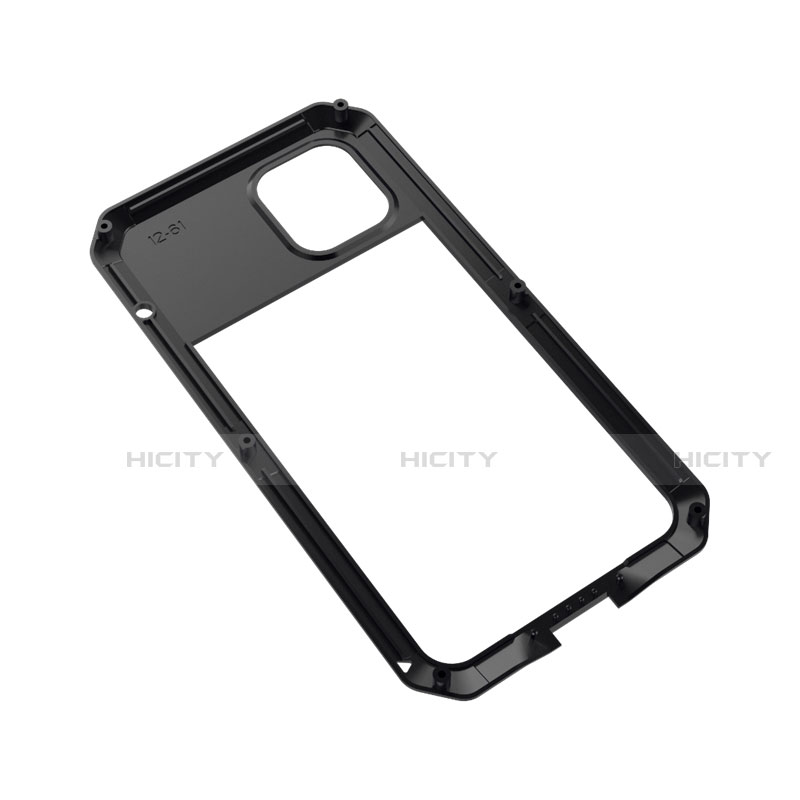 Coque Luxe Aluminum Metal Housse Etui N01 pour Apple iPhone 12 Pro Plus
