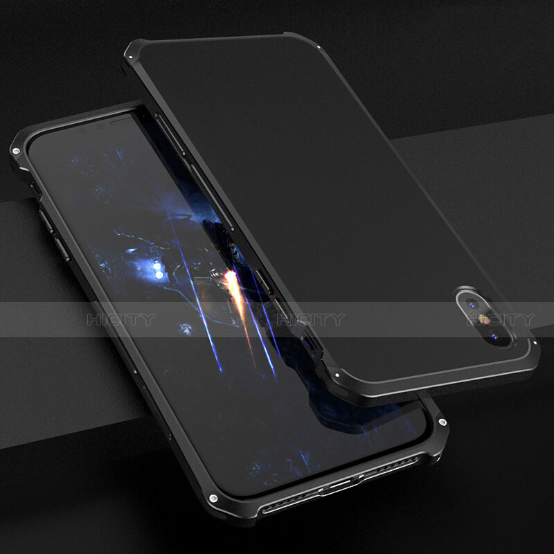 Coque Luxe Aluminum Metal Housse Etui pour Apple iPhone X Plus