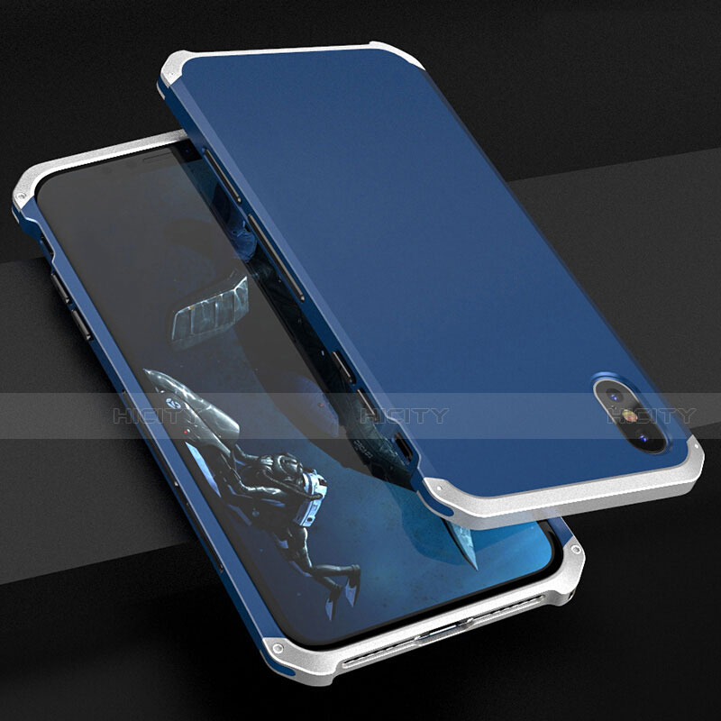Coque Luxe Aluminum Metal Housse Etui pour Apple iPhone Xs Max Mixte Plus