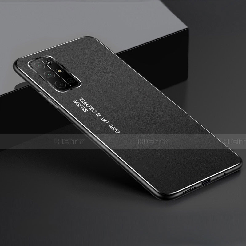 Coque Luxe Aluminum Metal Housse Etui pour Huawei Honor 30S Noir Plus