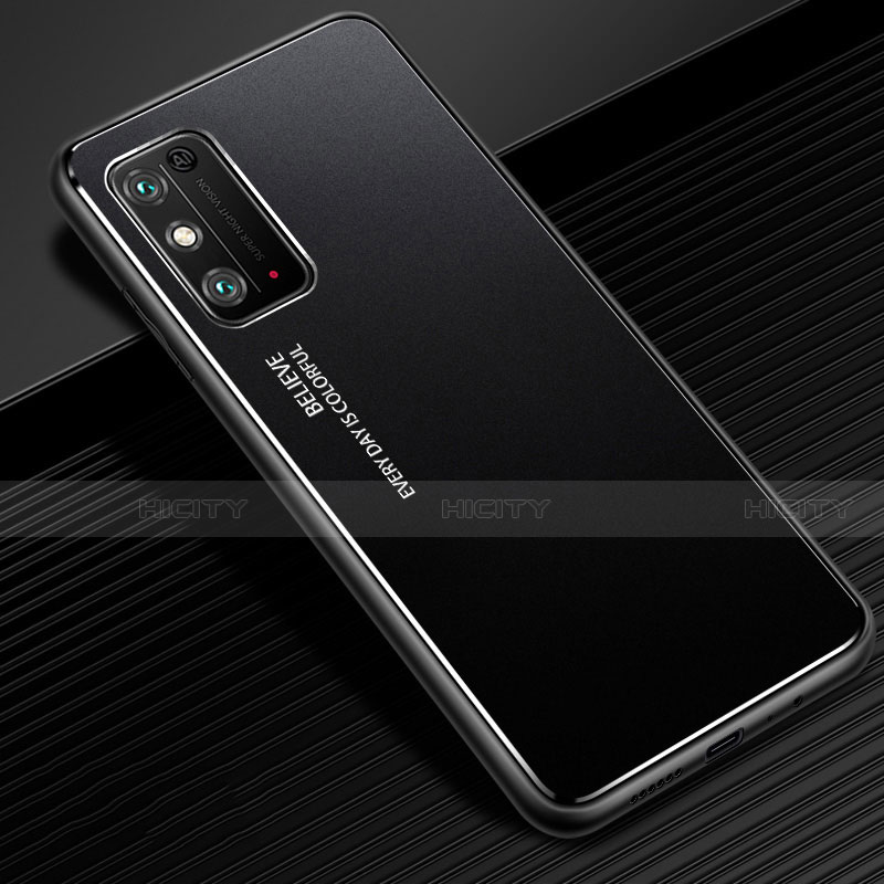 Coque Luxe Aluminum Metal Housse Etui pour Huawei Honor X10 Max 5G Noir Plus