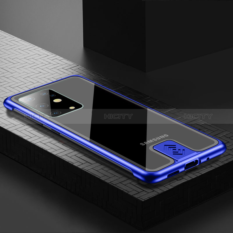 Coque Luxe Aluminum Metal Housse Etui pour Samsung Galaxy S20 Plus 5G Bleu Plus