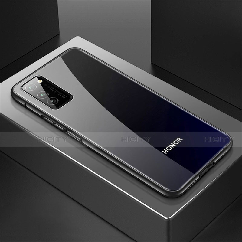 Coque Luxe Aluminum Metal Housse Etui T01 pour Huawei Honor View 30 5G Noir Plus