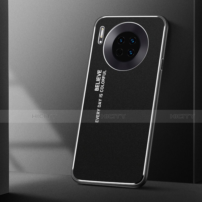 Coque Luxe Aluminum Metal Housse Etui T01 pour Huawei Mate 30E Pro 5G Noir Plus