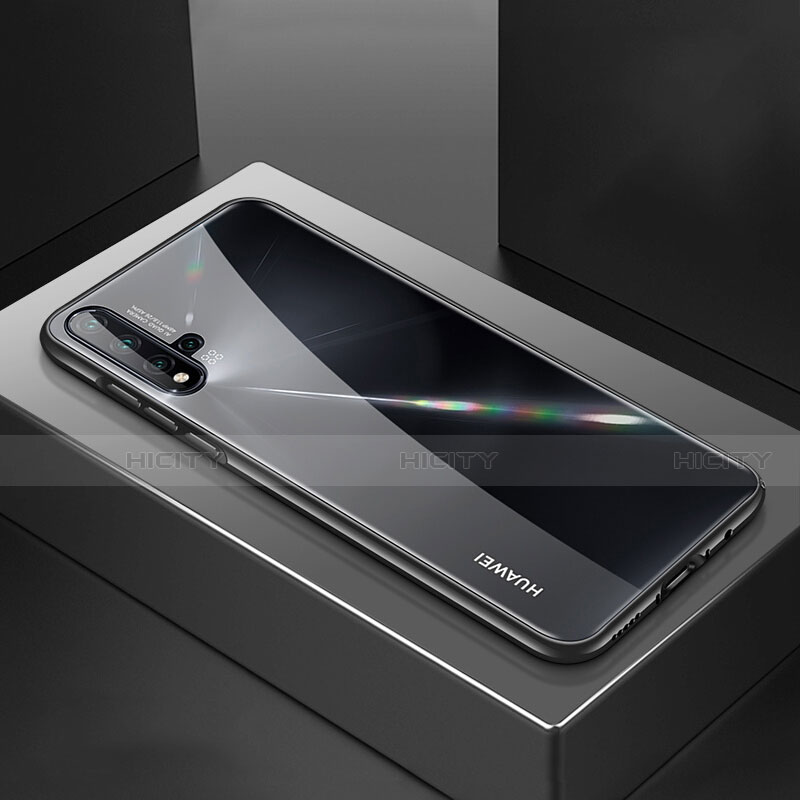 Coque Luxe Aluminum Metal Housse Etui T01 pour Huawei Nova 5 Pro Noir Plus