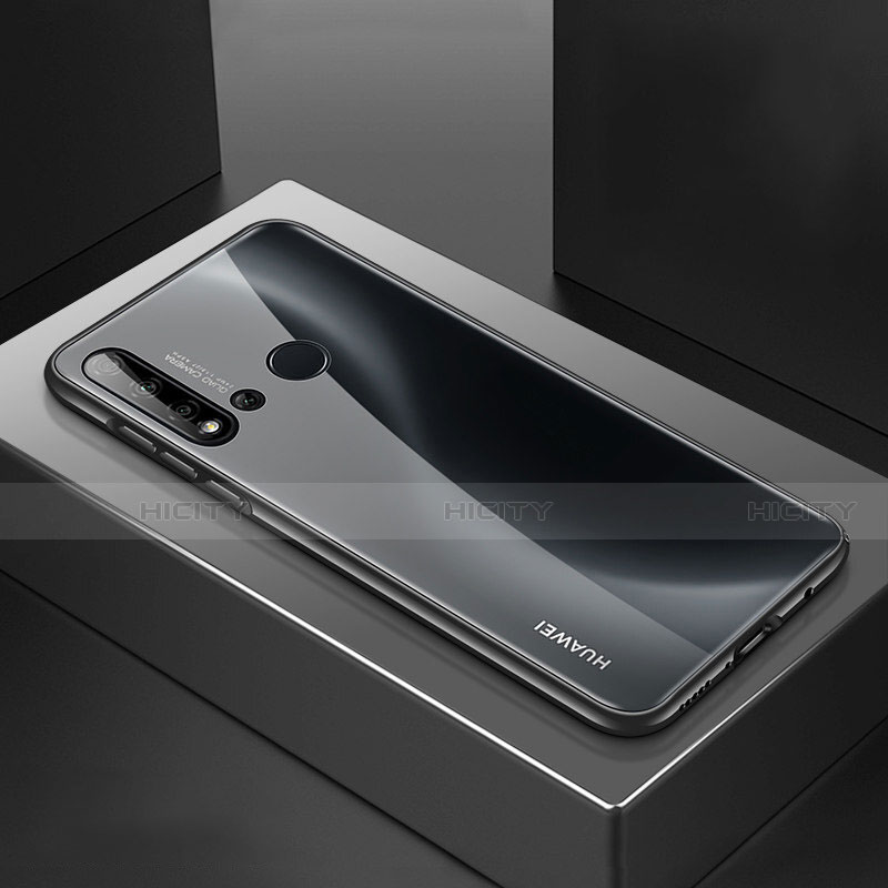 Coque Luxe Aluminum Metal Housse Etui T01 pour Huawei Nova 5i Noir Plus