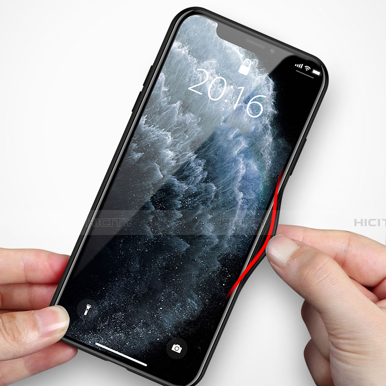 Coque Luxe Aluminum Metal Housse Etui T02 pour Apple iPhone 11 Pro Plus