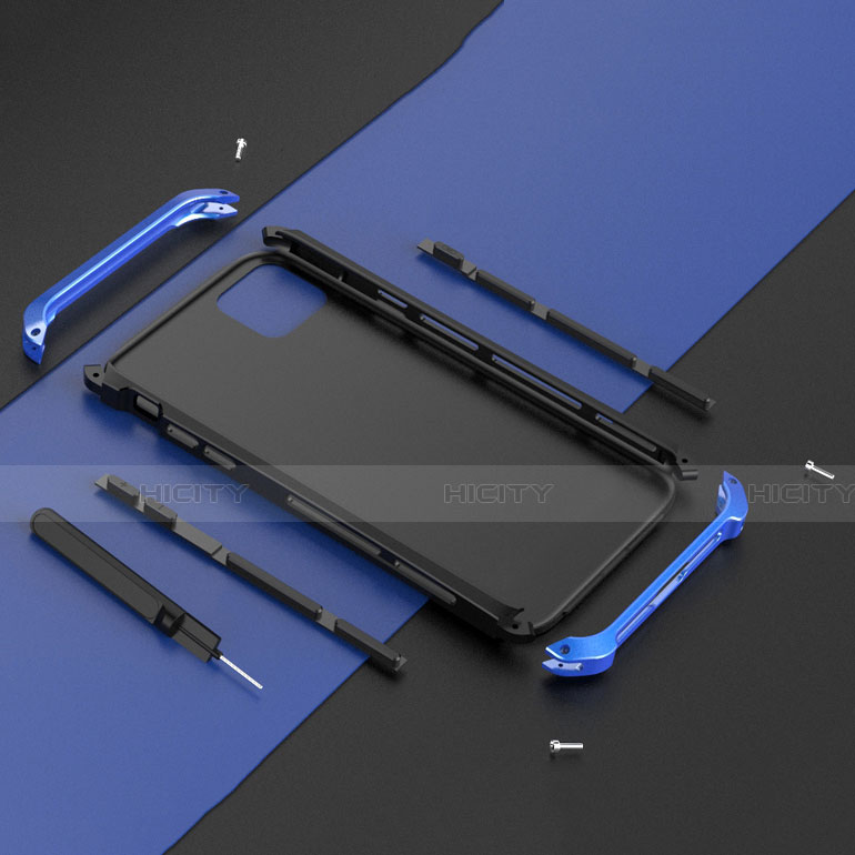 Coque Luxe Aluminum Metal Housse Etui T02 pour Apple iPhone 12 Pro Plus