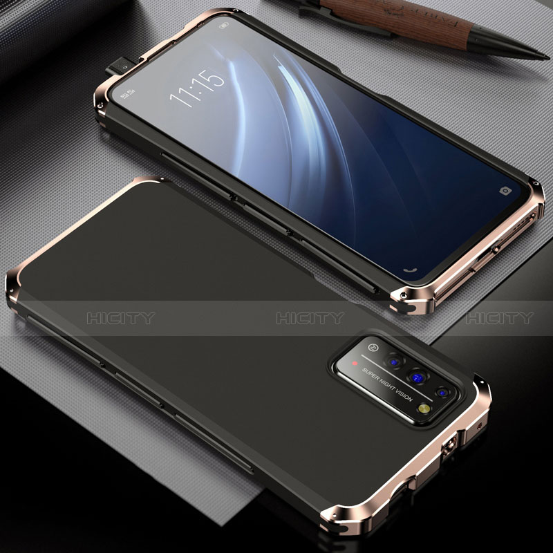 Coque Luxe Aluminum Metal Housse Etui T02 pour Huawei Honor X10 5G Plus