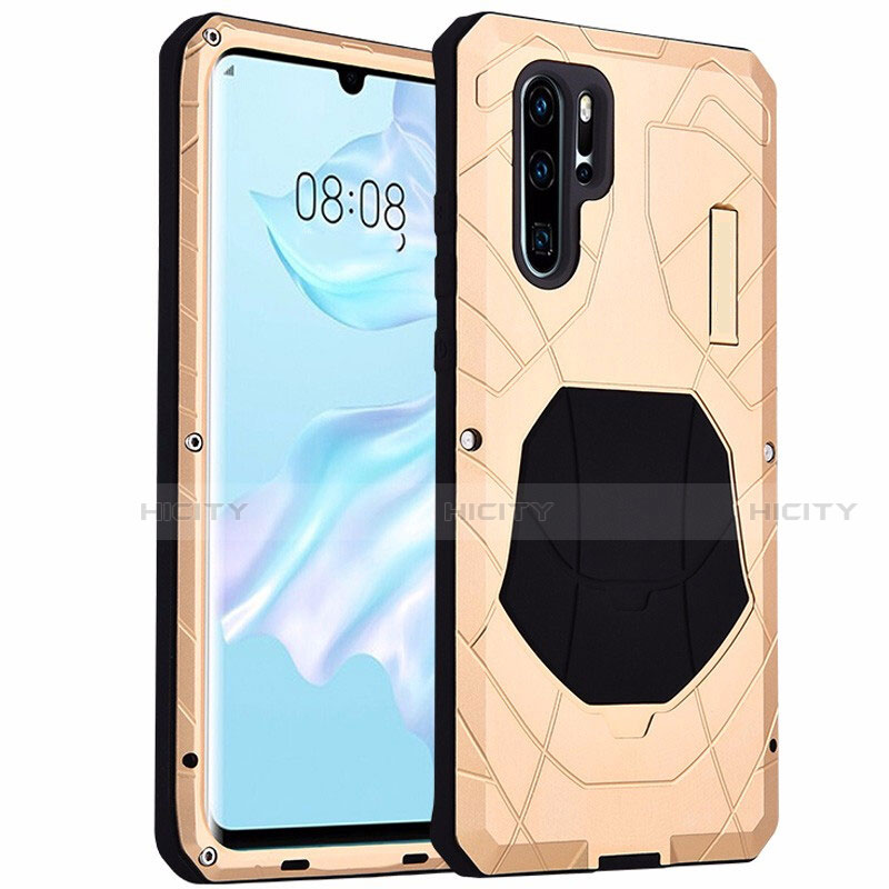 Coque Luxe Aluminum Metal Housse Etui T02 pour Huawei P30 Pro New Edition Or Plus