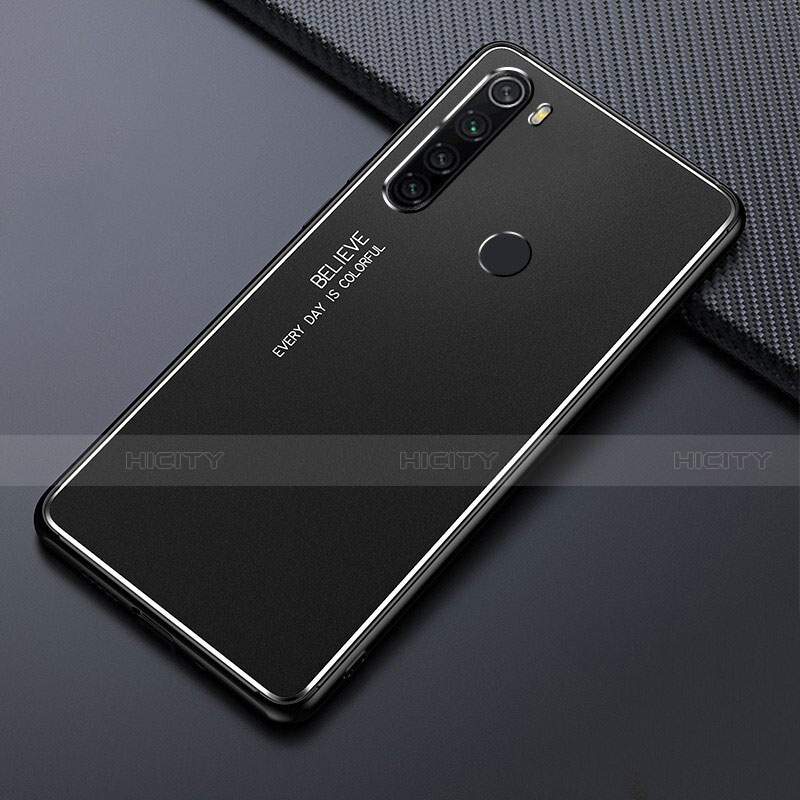 Coque Luxe Aluminum Metal Housse Etui T02 pour Xiaomi Redmi Note 8T Noir Plus