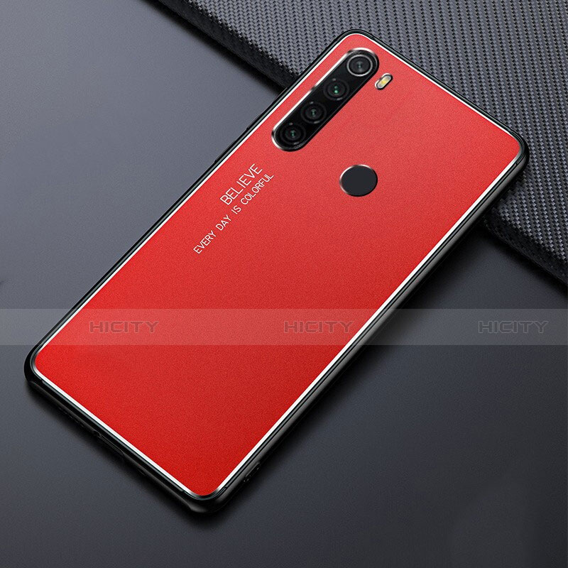Coque Luxe Aluminum Metal Housse Etui T02 pour Xiaomi Redmi Note 8T Rouge Plus
