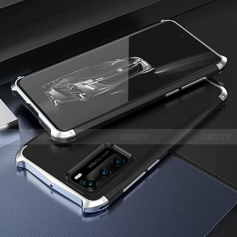 Coque Luxe Aluminum Metal Housse Etui T03 pour Huawei P40 Plus