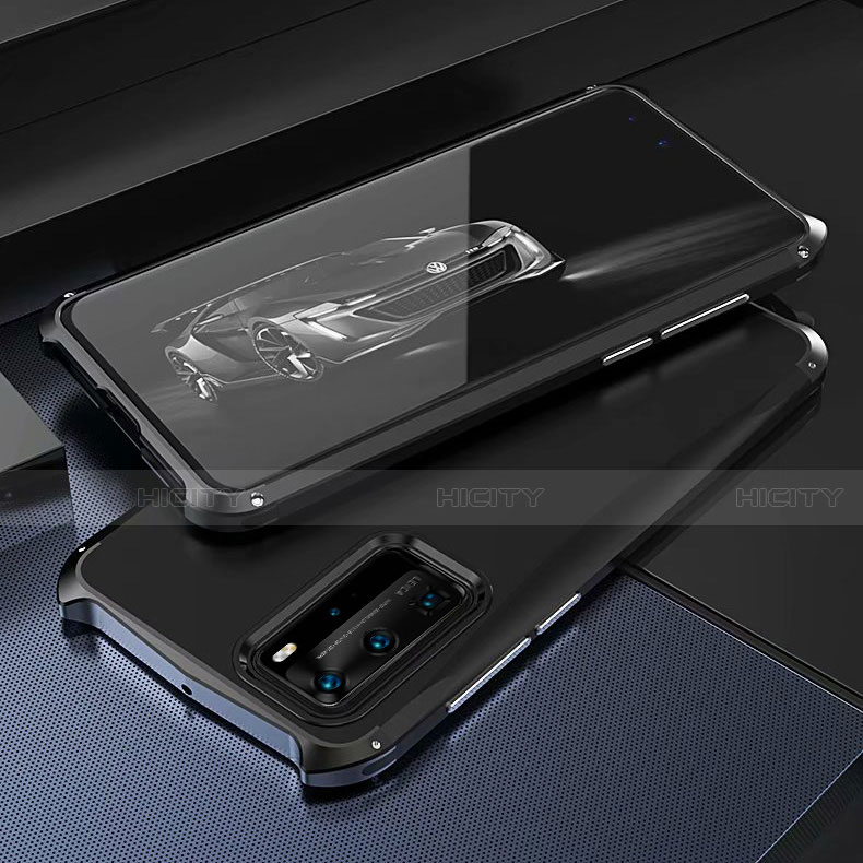 Coque Luxe Aluminum Metal Housse Etui T05 pour Huawei P40 Pro Plus