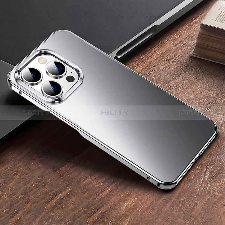Coque Luxe Aluminum Metal Housse Etui TB1 pour Apple iPhone 13 Pro Max Plus