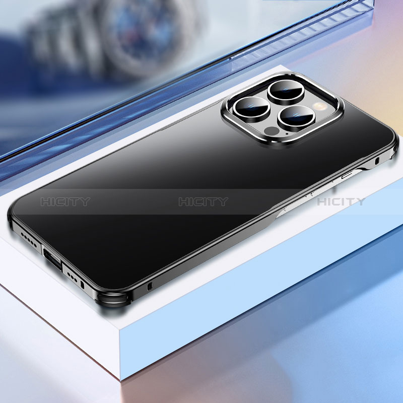 Coque Luxe Aluminum Metal Housse Etui TB1 pour Apple iPhone 13 Pro Plus