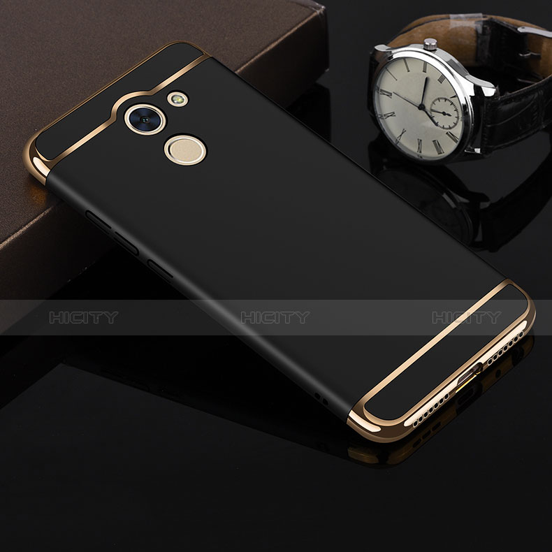Coque Luxe Aluminum Metal pour Huawei Enjoy 7 Plus Noir Plus