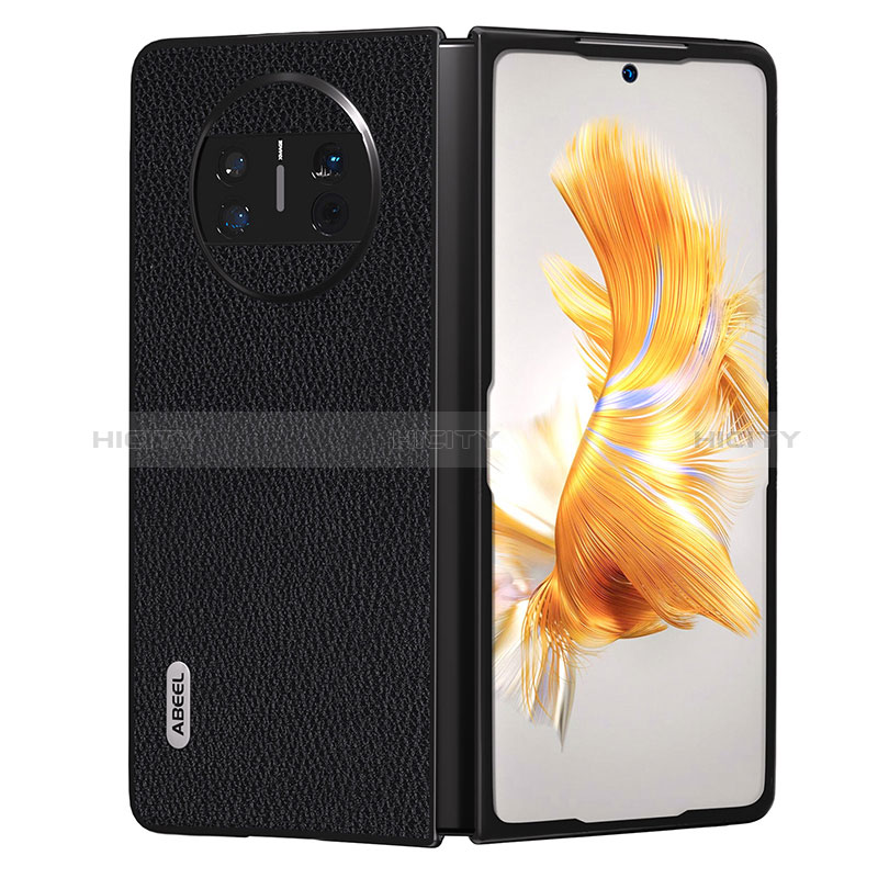 Coque Luxe Cuir et Plastique Housse Etui Mat B04H pour Huawei Mate X3 Plus