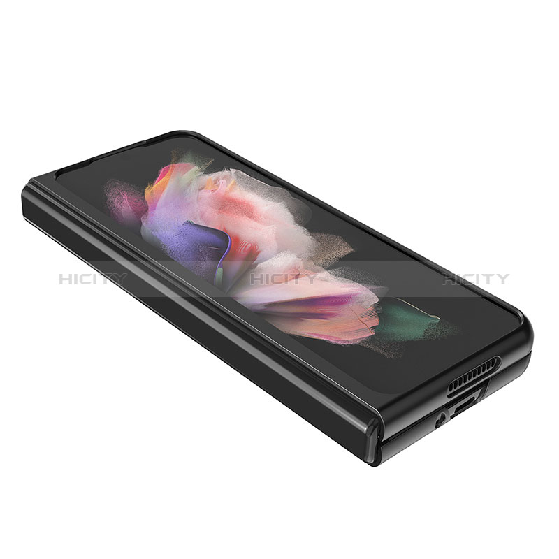 Coque Luxe Cuir et Plastique Housse Etui Mat B08 pour Samsung Galaxy Z Fold3 5G Plus