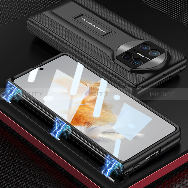 Coque Luxe Cuir et Plastique Housse Etui Mat B09H pour Huawei Mate X5 Plus