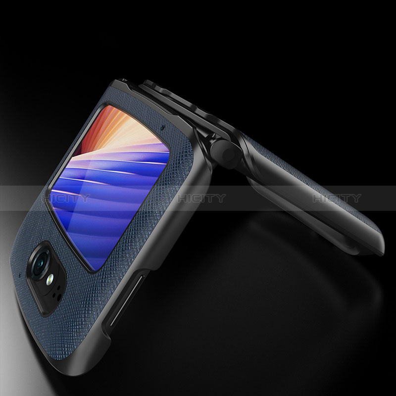 Coque Luxe Cuir et Plastique Housse Etui Mat BH1 pour Motorola Moto RAZR (2022) 5G Plus