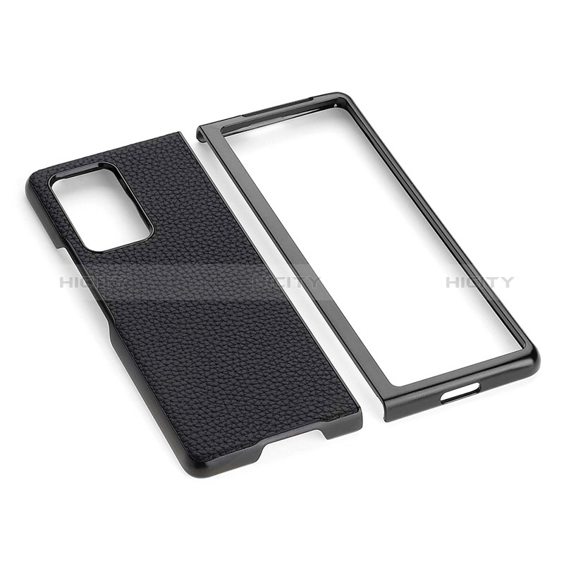 Coque Luxe Cuir et Plastique Housse Etui Mat BH2 pour Samsung Galaxy Z Fold2 5G Plus