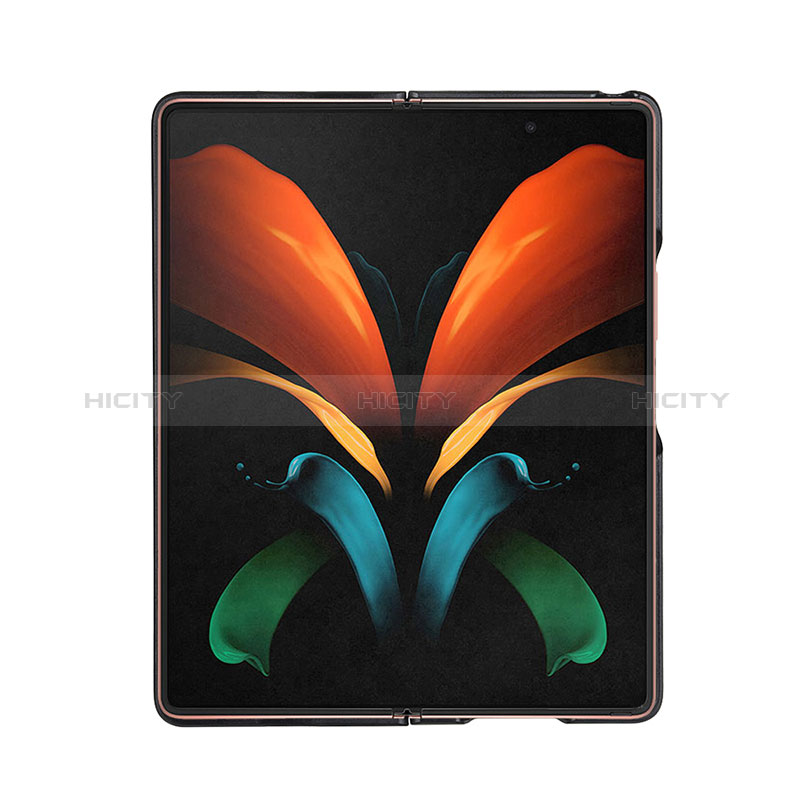 Coque Luxe Cuir et Plastique Housse Etui Mat BH3 pour Samsung Galaxy Z Fold2 5G Plus