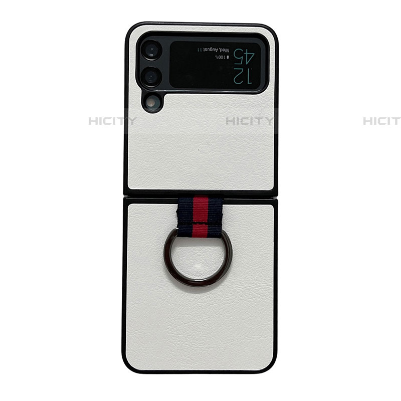 Coque Luxe Cuir et Plastique Housse Etui Mat C04 pour Samsung Galaxy Z Flip4 5G Plus