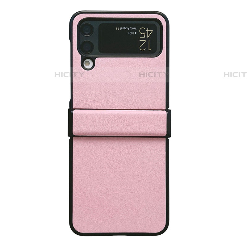 Coque Luxe Cuir et Plastique Housse Etui Mat C08 pour Samsung Galaxy Z Flip4 5G Plus