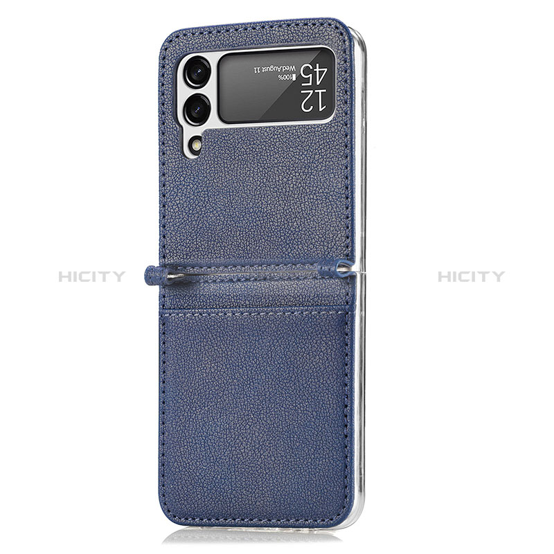 Coque Luxe Cuir et Plastique Housse Etui Mat H01 pour Samsung Galaxy Z Flip3 5G Plus