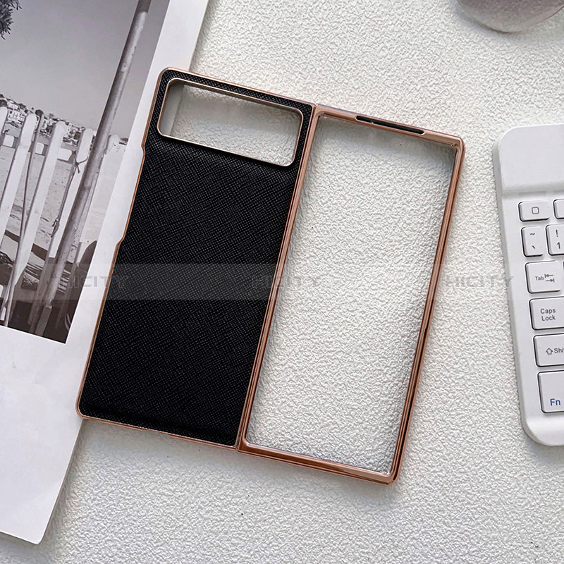 Coque Luxe Cuir et Plastique Housse Etui Mat S01 pour Xiaomi Mix Fold 2 5G Plus
