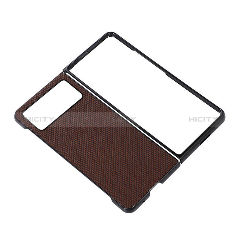 Coque Luxe Cuir et Plastique Housse Etui Mat S04 pour Xiaomi Mix Fold 2 5G Plus