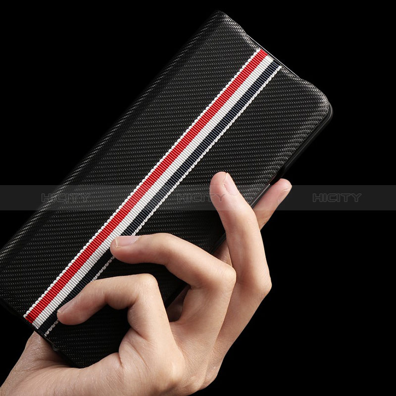 Coque Luxe Cuir et Plastique Housse Etui Mat S09 pour Samsung Galaxy Z Fold3 5G Plus